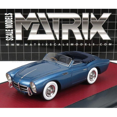 MATRIX SCALE MODELS PEGASO Z-102 2-SERIES SAOUTCHIK CABRIOLET OPEN 1954 - LIGHT BLUE 1/43