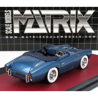MATRIX SCALE MODELS PEGASO Z-102 2-SERIES SAOUTCHIK CABRIOLET OPEN 1954 - LIGHT BLUE 1/43