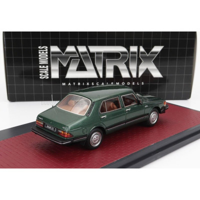 MATRIX SCALE MODELS SAAB 900 CD TURBO 1986 - GREEN MET 1/43
