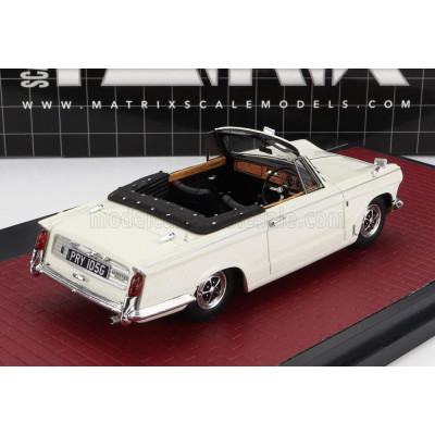 MATRIX SCALE MODELS TRIUMPH VITESSE DHC 1968 - WHITE 1/43
