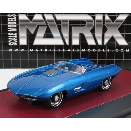MATRIX SCALE MODELS PONTIAC VIVANT 77 ADAMS SPIDER 1965 - BLUE MET 1/43