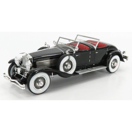 MATRIX SCALE MODELS DUESENBERG SJ 2608 TORPEDO PHEATON WALKER CABRIOLET OPEN 1930 - BLACK 1/18