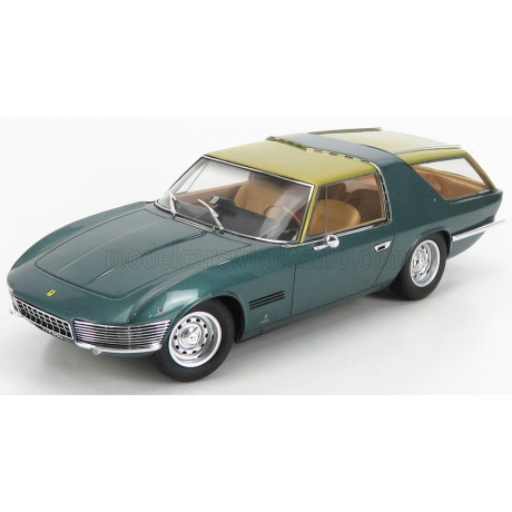 MATRIX SCALE MODELS FERRARI 330GT ch.7963 SHOOTING BRAKE VIGNALE 1968 - GREEN MET 1/18