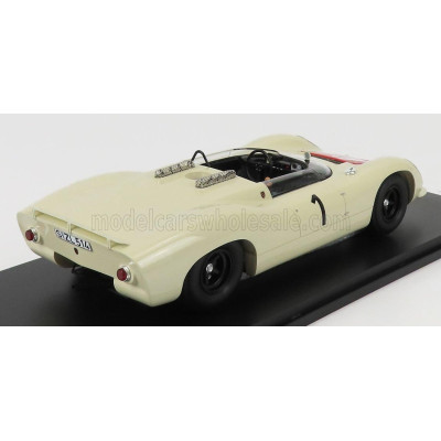 MATRIX SCALE MODELS PORSCHE 910-8 BERGSPIDER N 1 1967 - WHITE RED 1/18
