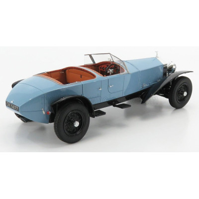 MATRIX SCALE MODELS ROLLS ROYCE PHANTOM EXPERIMENTAL VEHICLE ch.10EX BY BARKER CABRIOLET 1926 - BLACK LIGHT BLUE 1/18