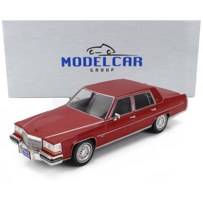 MCG CADILLAC FLEETWOOD BROUGHAM 1982 - DARK RED 1/18