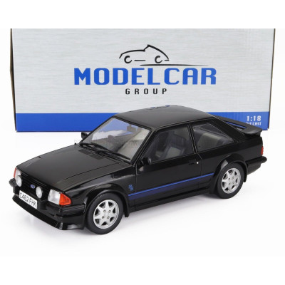 MCG FORD ENGLAND ESCORT MKIII RS TURBO 1985 - BLACK 1/18