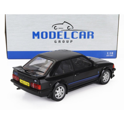 MCG FORD ENGLAND ESCORT MKIII RS TURBO 1985 - BLACK 1/18