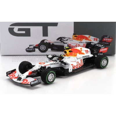 MINI GT RED BULL F1  RB16B HONDA TEAM RED BULL RACING RA620H N 11 3rd TURKISH GP 2021 SERGIO PEREZ - WHITE RED 1/64