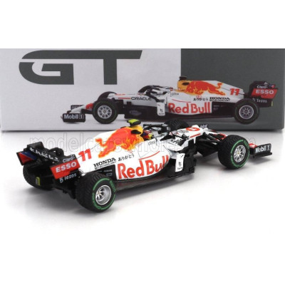 MINI GT RED BULL F1  RB16B HONDA TEAM RED BULL RACING RA620H N 11 3rd TURKISH GP 2021 SERGIO PEREZ - WHITE RED 1/64