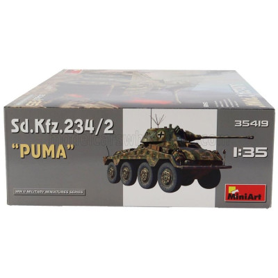 MINIART TANK SD.KFZ. 234/2 PUMA TANK MILITARY 1945 1/35