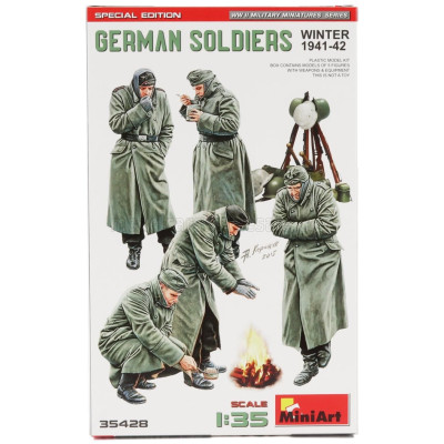 MINIART FIGURES GERMAN SOLDIERS MILITARY WINTER 1941 1/35