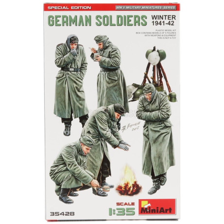 MINIART FIGURES GERMAN SOLDIERS MILITARY WINTER 1941 1/35