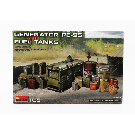 MINIART ACCESSORIES GENERATOR PE-95 WITH FUEL TANKS 1/35