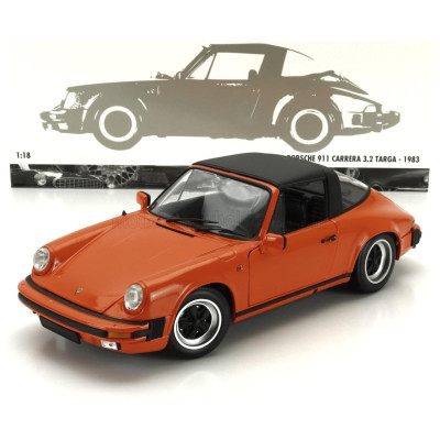 MINICHAMPS PORSCHE 911 3.2 CARRERA TARGA SPIDER 1983 - ORANGE 1/18