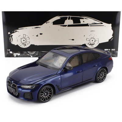 MINICHAMPS BMW 4-SERIES i4 M50 (G26) 2022 - BLUE MET 1/18