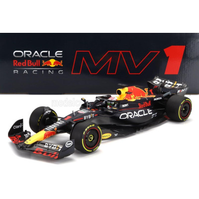 MINICHAMPS RED BULL F1  RB19 TEAM ORACLE RED BULL RACING N 1 WORLD CHAMPION WINNER MONZA ITALY GP 2023 MAX VERSTAPPEN - MATT BLU