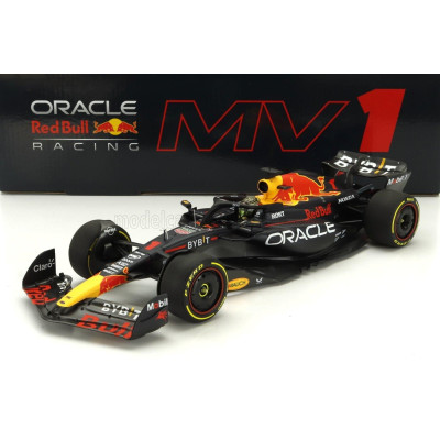 MINICHAMPS RED BULL F1  RB19 TEAM ORACLE RED BULL RACING N 1 WORLD CHAMPION WINNER ABU DHABI GP 2023 MAX VERSTAPPEN - MATT BLUE