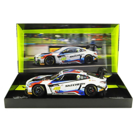 MINICHAMPS BMW 4-SERIES M4 GT3 TEAM WRT N 46 12h BATHURST 2024 VALENTINO ROSSI - MAXIME MARTIN - RAFFAELE MARCIELLO - WHITE 1/18