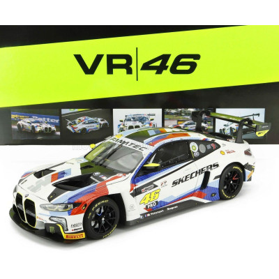 MINICHAMPS BMW 4-SERIES M4 GT3 TEAM WRT N 46 12h BATHURST 2024 VALENTINO ROSSI - MAXIME MARTIN - RAFFAELE MARCIELLO - WHITE 1/18
