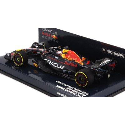 MINICHAMPS RED BULL F1  RB19 TEAM ORACLE RED BULL RACING N 1 WORLD CHAMPION WINNER MONZA ITALY GP 2023 MAX VERSTAPPEN - MATT BLU