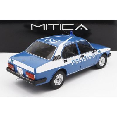 MITICA DIECAST ALFA ROMEO ALFETTA 2000 POLIZIA STRADALE 1978 POLICE - BLUE WHITE 1/18