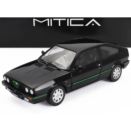 MITICA DIECAST ALFA ROMEO ALFA ROMEO SPRINT 1.5 QUADRIFOGLIO VERDE 1983 - NERO BLACK 1/18