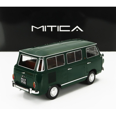 MITICA DIECAST FIAT FIAT 850 FAMILIARE SERIE-2 1970 – INTERNO BROWN - VERDE OLIVA 323 GREEN 1/18