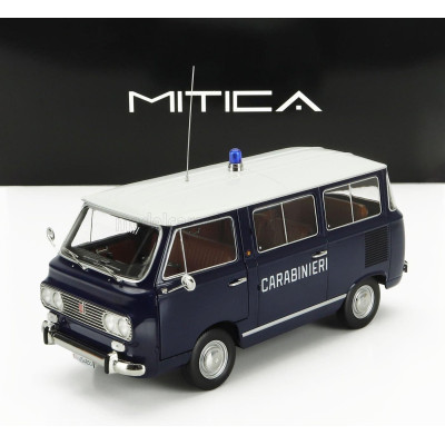 MITICA DIECAST FIAT FIAT 850 FAMILIARE CARABINIERI 1970 – INTERNO BROWN - BLUE WHITE 1/18