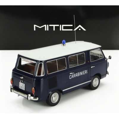 MITICA DIECAST FIAT FIAT 850 FAMILIARE CARABINIERI 1970 – INTERNO BROWN - BLUE WHITE 1/18