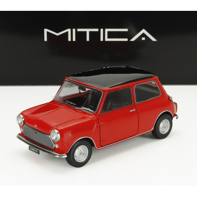 MITICA DIECAST INNOCENTI MINI COOPER MK2 1968 - RED BLACK 1/18