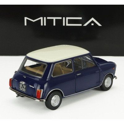 MITICA DIECAST INNOCENTI MINI COOPER MK2 1968 - BLUE IVORY 1/18