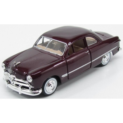 MOTOR MAX FORD USA COUPE 1949 - BURGUNDY 1/24