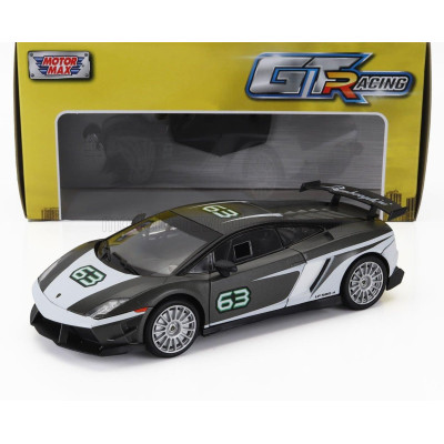 MOTOR MAX LAMBORGHINI GALLARDO LP560-4 N 63 SUPER TROFEO 2011 - GREY WHITE 1/24