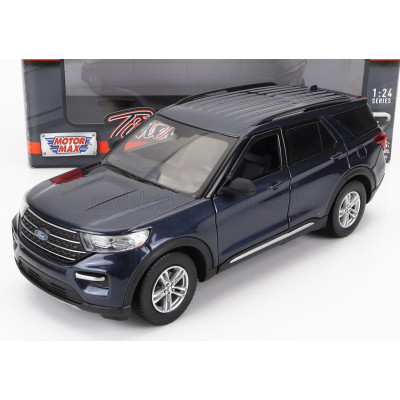 MOTOR MAX FORD USA EXPLORER XLT 2022 - BLUE 1/24
