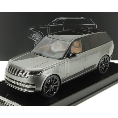 MOTORHELIX LAND ROVER RANGE ROVER SV AUTOBIOGRAPHY 2022 - GREY BLACK 1/18