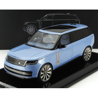 MOTORHELIX LAND ROVER RANGE ROVER SV AUTOBIOGRAPHY 2022 - LIGHT BLUE 1/18