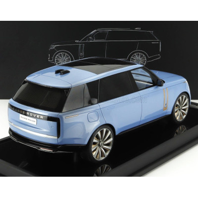 MOTORHELIX LAND ROVER RANGE ROVER SV AUTOBIOGRAPHY 2022 - LIGHT BLUE 1/18