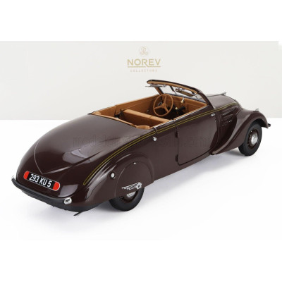 NOREV PEUGEOT 402 ECLIPSE 1937 - CHOCOLATE BROWN 1/18