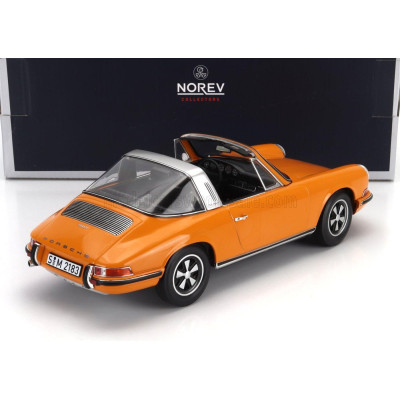 NOREV PORSCHE 911S 2.2 TARGA 1970 - SIGNAL ORANGE 1/18