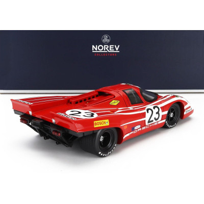 NOREV PORSCHE 917K 4.9L TEAM SALZBURG N 23 WINNER 24h LE MANS 1970 HANS HERRMANN - RICHARD ATTWOOD - RED WHITE 1/18
