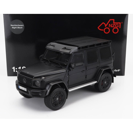 NZG MERCEDES BENZ G-CLASS G63 4x4 AMG 2023 - NIGHT BLACK 1/18
