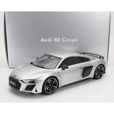 NZG AUDI R8 COUPE PERFORMANCE 2019 - SILVER 1/18