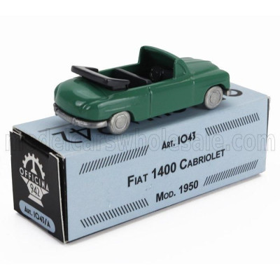 OFFICINA 942 FIAT 1400 CABRIOLET OPEN 1950 - GREEN 1/76