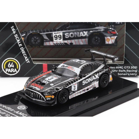 PARAGON MODELS MERCEDES BENZ AMG GT3 EVO TEAM RAM RACING N 3 12h GULF BAHRAIN 2021 CHRIS FROGGATT - IAN LOGGIE - CALLUM MACLEOD