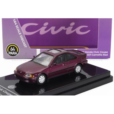 PARAGON MODELS HONDA CIVIC COUPE EJ1 LHD 1995 - CAMELLIA RED MET 1/64