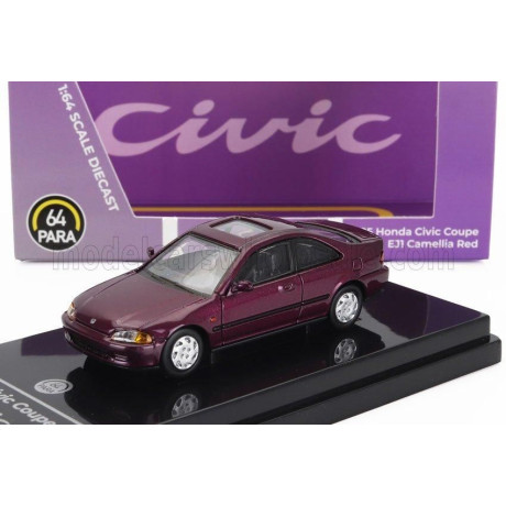 PARAGON MODELS HONDA CIVIC COUPE EJ1 LHD 1995 - CAMELLIA RED MET 1/64