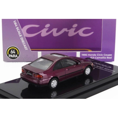 PARAGON MODELS HONDA CIVIC COUPE EJ1 LHD 1995 - CAMELLIA RED MET 1/64