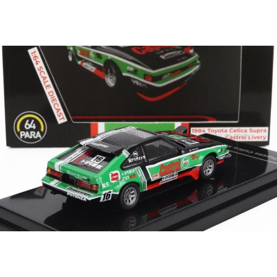 PARAGON MODELS TOYOTA CELICA SUPRA XX TEAM CASTROL N 16 RACING 1984 - GREEN BLACK 1/64