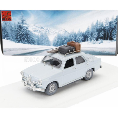 RIO MODELS ALFA ROMEO GIULIETTA Ti VACANZE INVERNALI WINTER HOLIDAYS 1959 - LIGHT BLUE 1/43